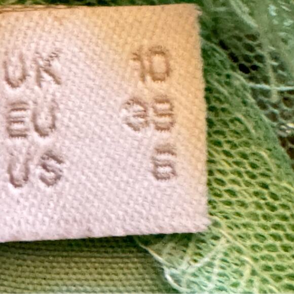 ASOS green sequin knee length a-line short sleeve maternity dress size 6
 b30 - Picture 3 of 5